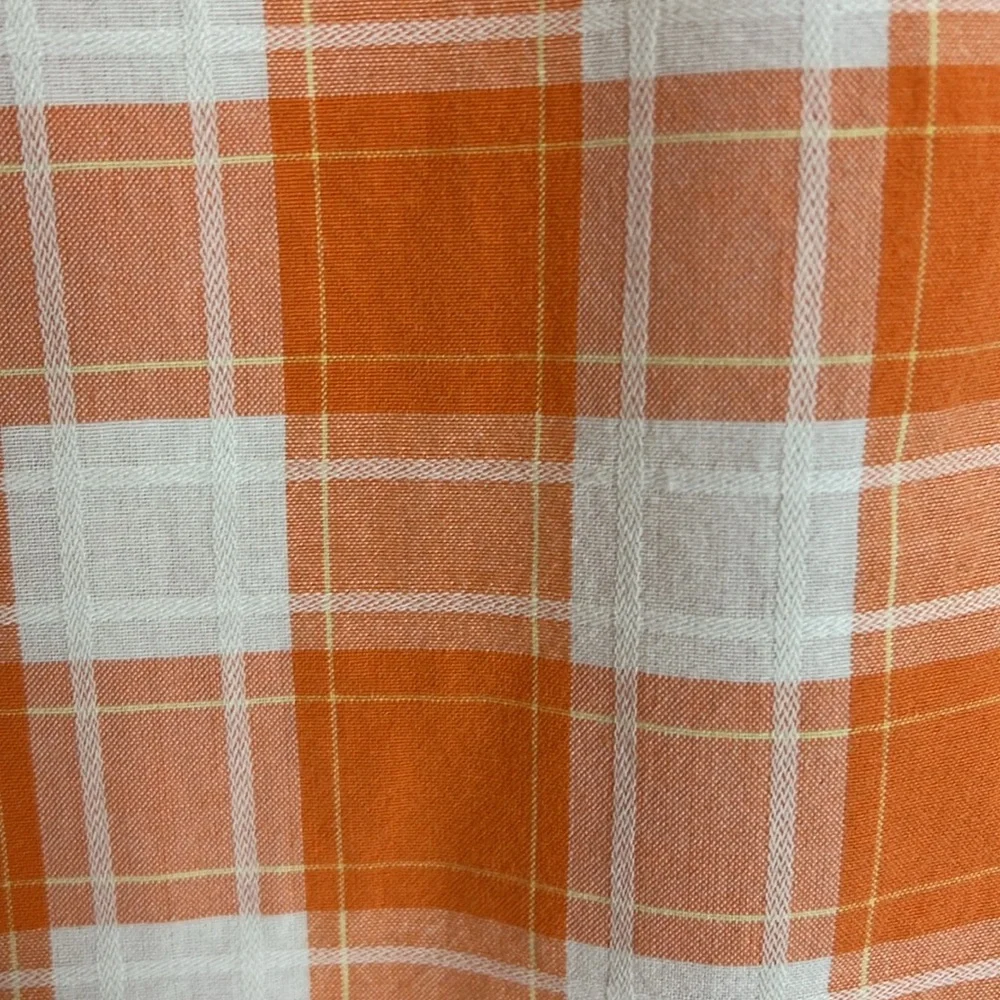 Polo Ralph Lauren Plaid Snap Front Western Shirt Sz M